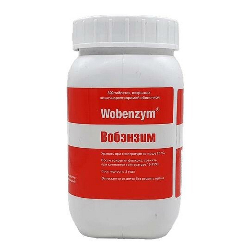 Wobenzym Tablets 800 pcs