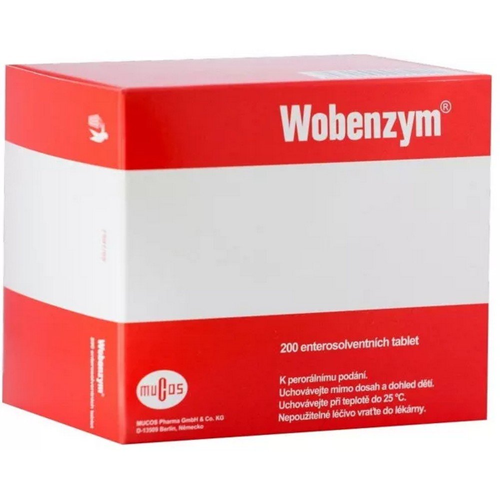 Wobenzym tablets 200 pcs