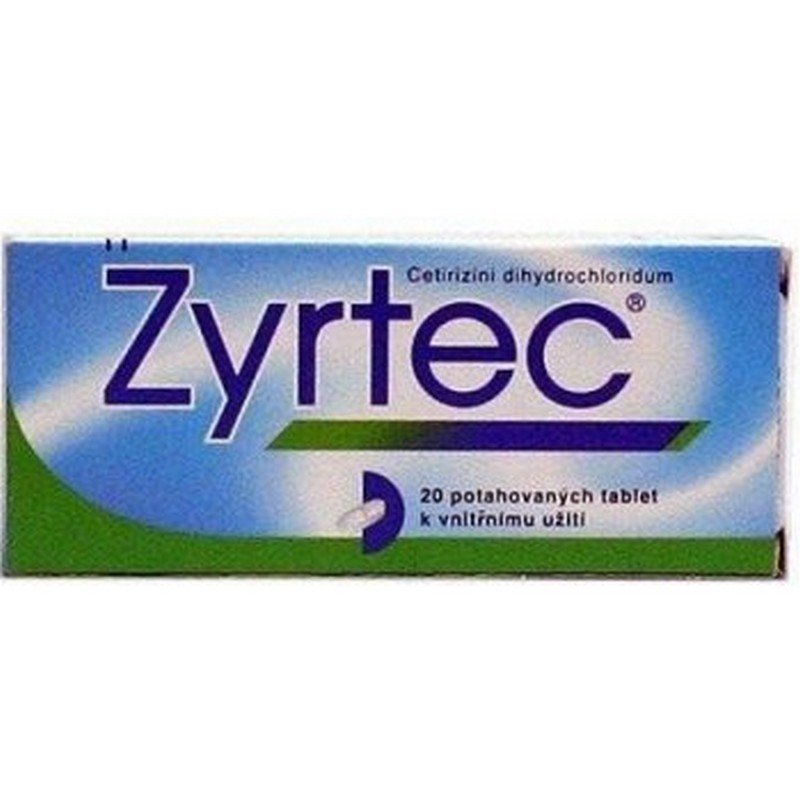 Zyrtec 10 mg film-coated tablets 20 pcs