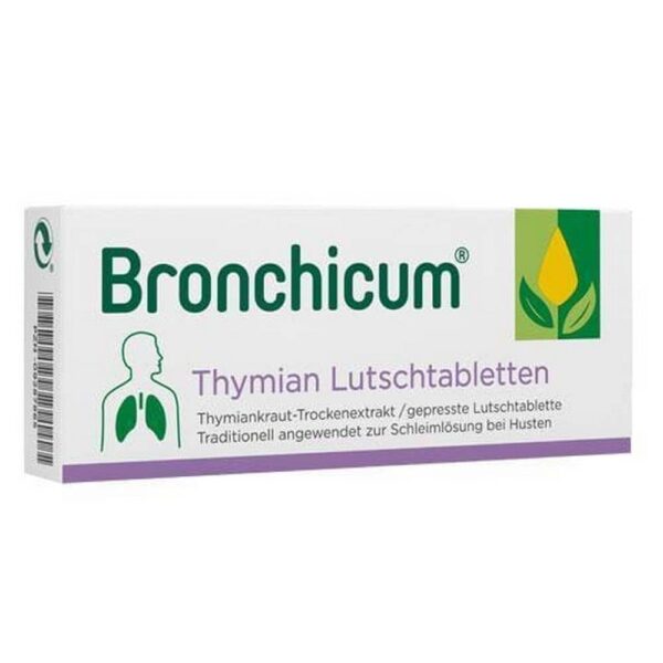 BRONCHICUM thyme lozenges, 50 pcs