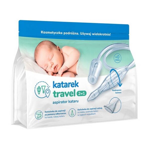 Katarek travel 2in1, nasal aspirator, 1