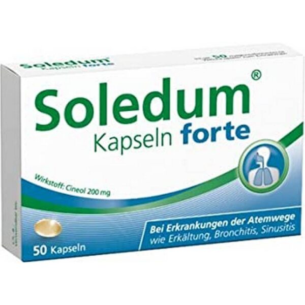 SOLEDUM capsules forte 200 mg, 50 pcs