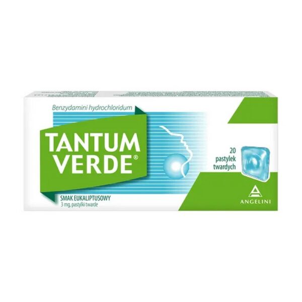Tantum Verde smak eukaliptusowy, 3mg, 20
