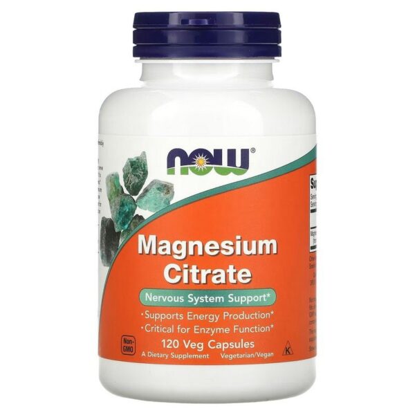 Now Foods Magnesium Citrate 120 cps