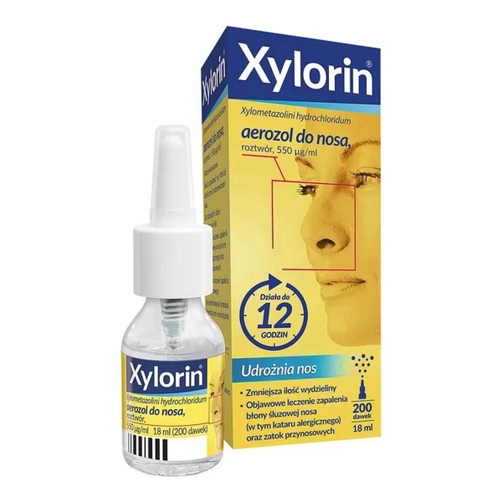 aerozol do nosa omega pharma xylorin 18 ml Omega Pharma Xylorin nasal spray 18 ml