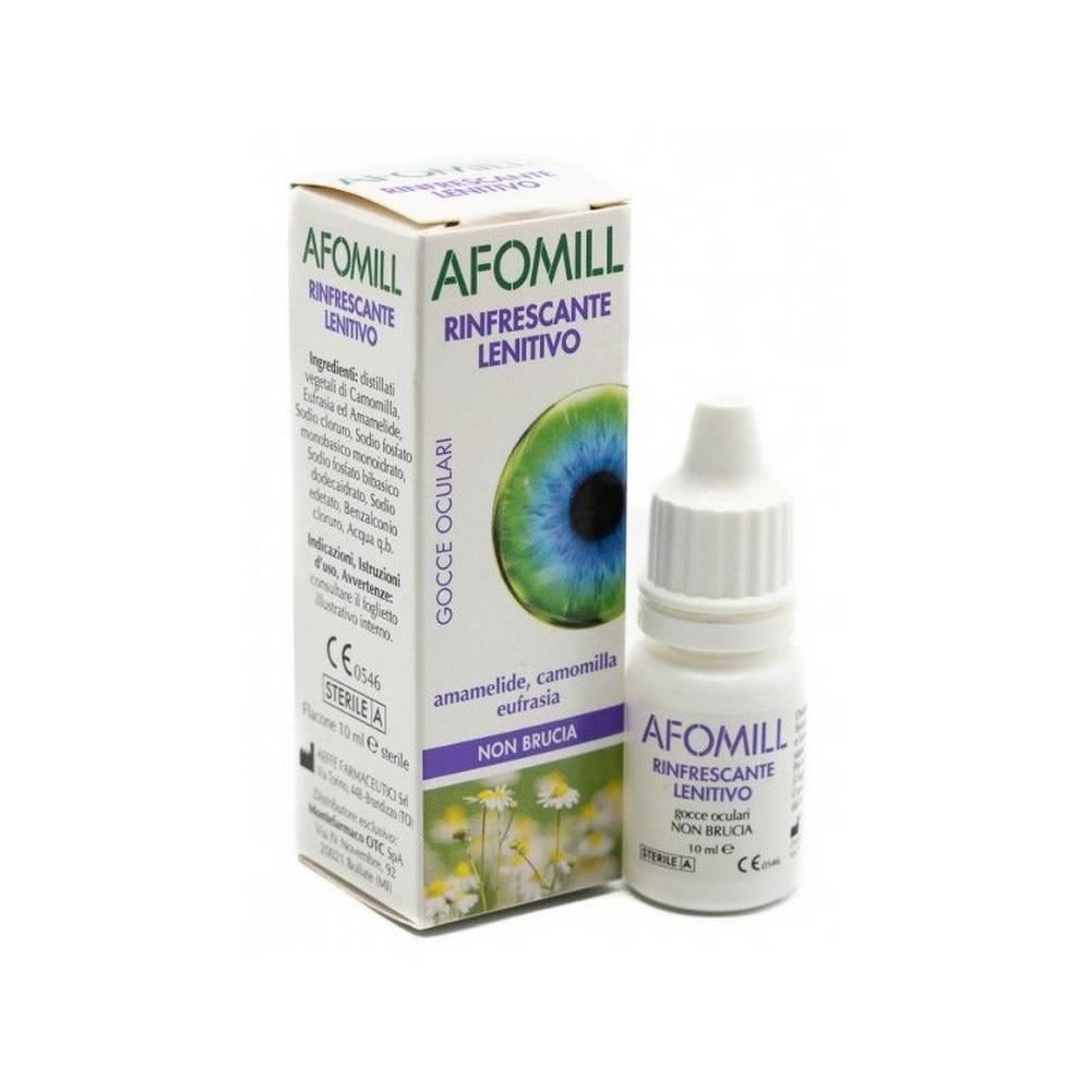 afomill rinfrescante lenitivo eye drops 10 ml Afomill Rinfrescante Lenitivo Augentropfen 10ml