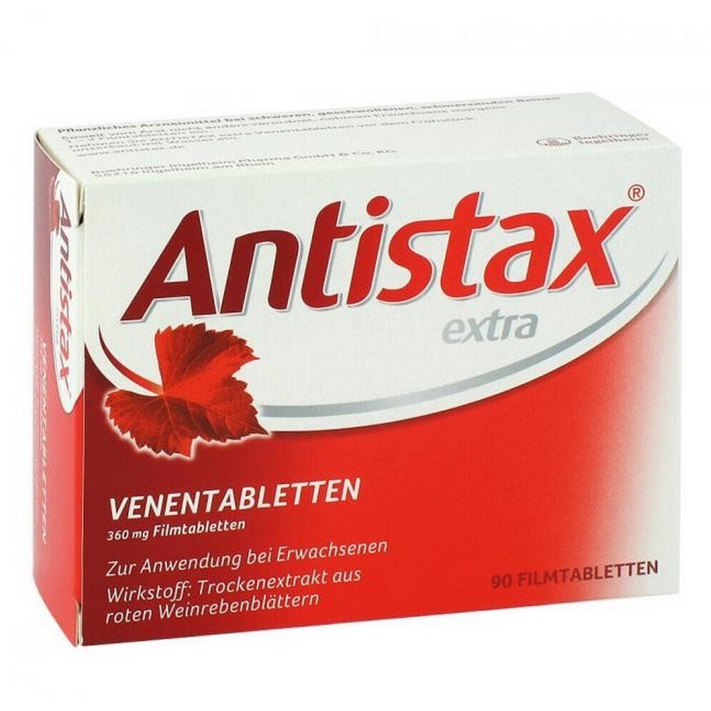 antistax extra vein tablets 90 pcs Antistax Extra Vein Tablets 90 pcs