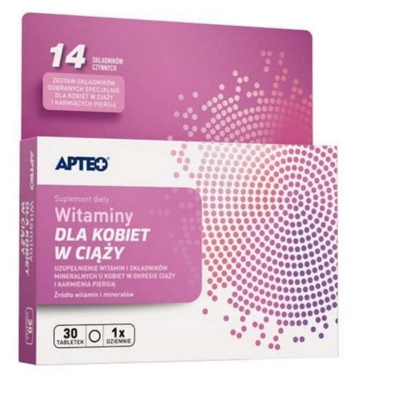 Apteo Vitamins for Pregnant Women 30 tablets