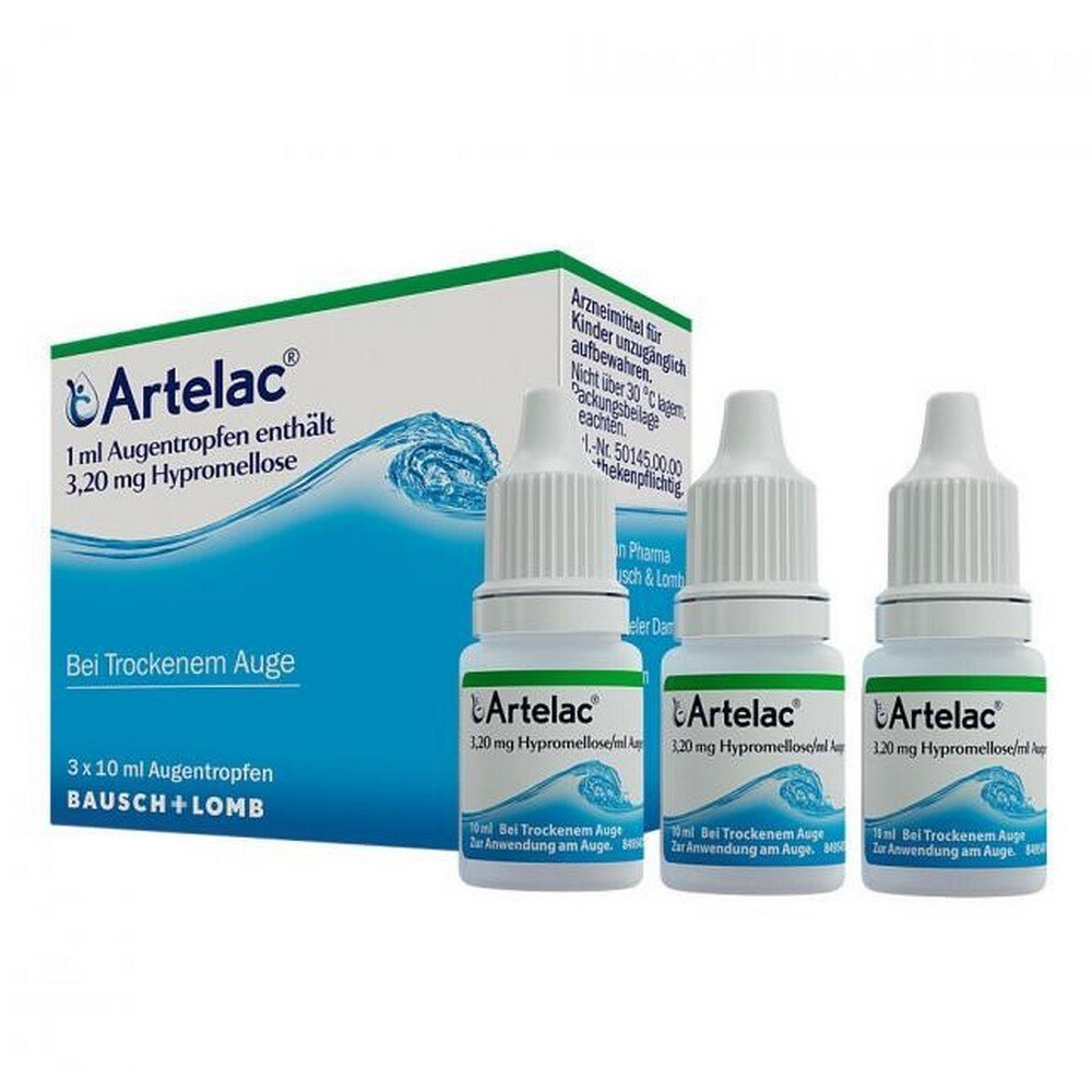 artelac eye drops 3x10 ml Artelac Eye Drops 3 × 10 ml