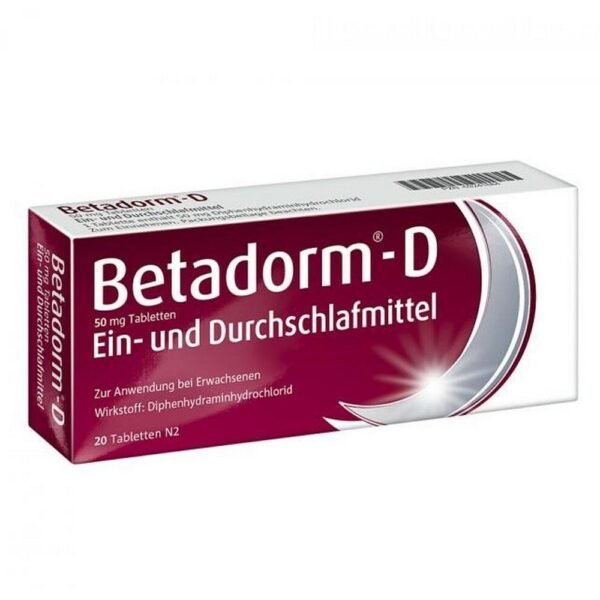 Betadorm D Tablets 20 pcs