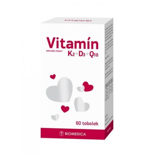 Biomedica Vitamin K2 + D3 + Q10 60 caps