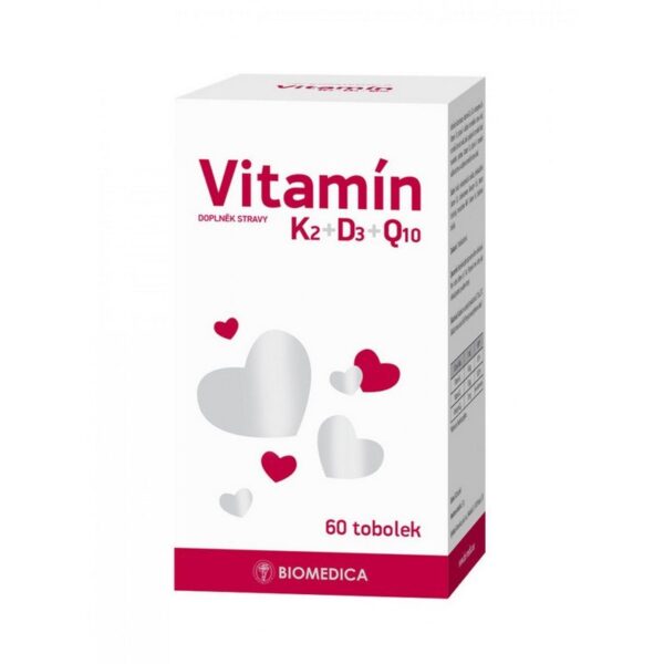 Biomedica Vitamin K2 + D3 + Q10 60 caps