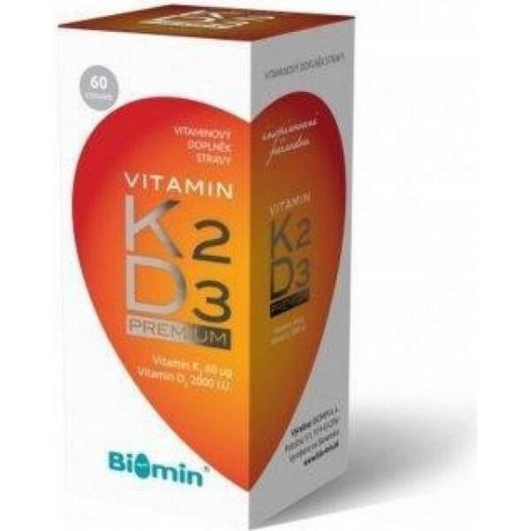 Biomin Vitamin K2 + Vitamin D3 60 caps