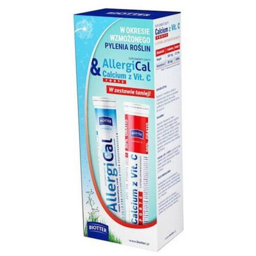 Biotter Kit allergic + Calcium with Vit. C Forte 2x20 tabl