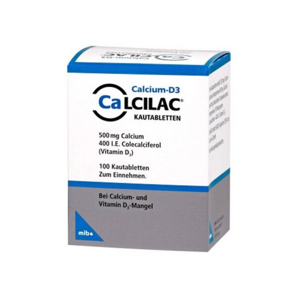 CALCILAC chewable tablets, 100 pcs