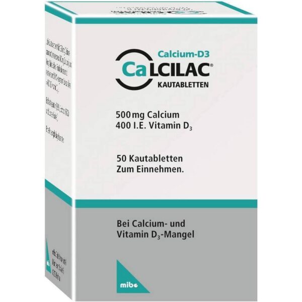 CALCILAC chewable tablets, 50 pcs