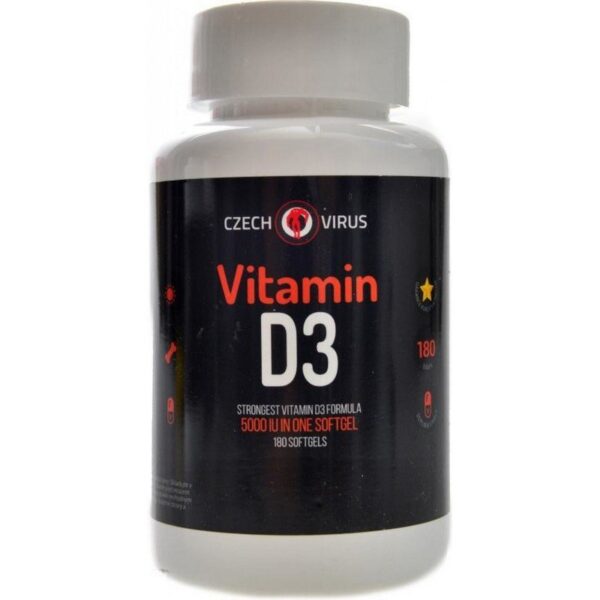 Czech Virus Vitamin D3 180 caps