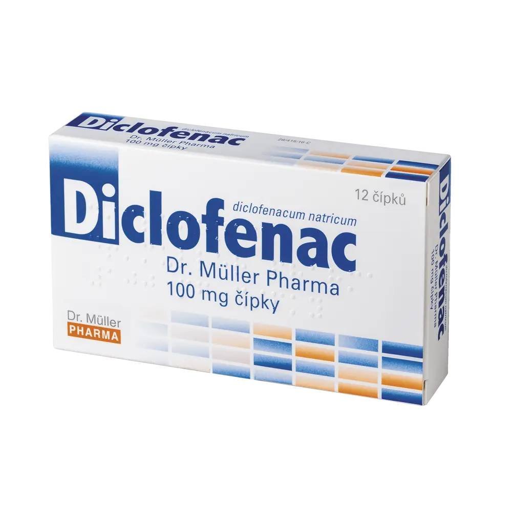 diclofenac dr muller pharma 100mg12 Diclofenac Dr. Müller Pharma 100mg 12 Stück