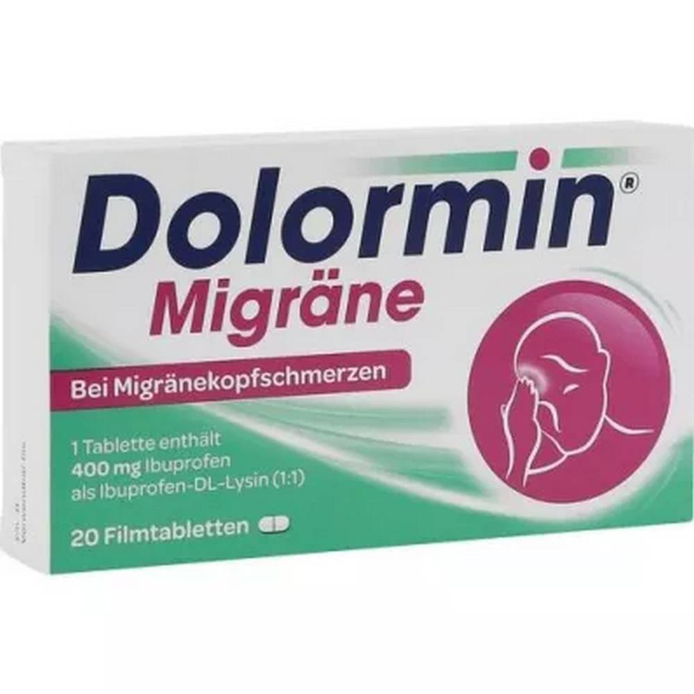 dolormin migraine tablets 20 pcs Dolormin Migraine Tablets 20 pcs