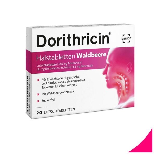 Dorithricin Throat Lozenges Wild Berries 20 pcs