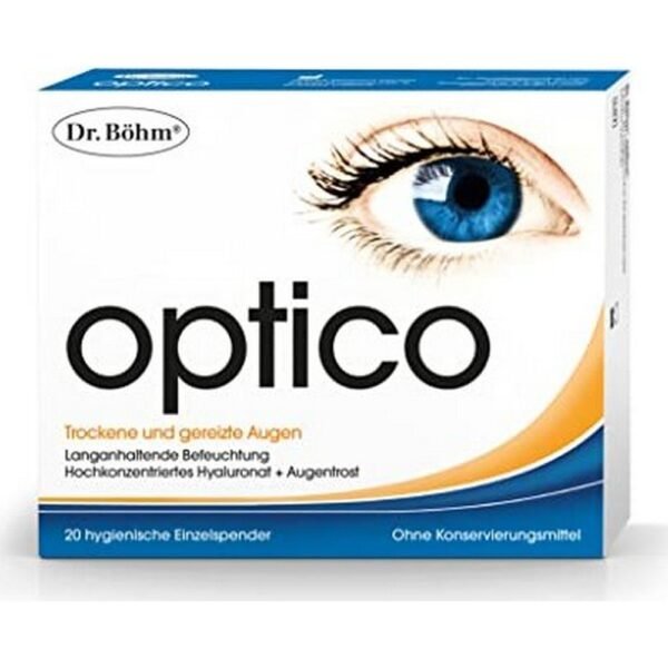 Dr. Böhm Optico eye drops, 9 ml (20×0.45 ml) — Dr. Böhm Optico Augentropfen, 9 ml (20×0.45 ml)