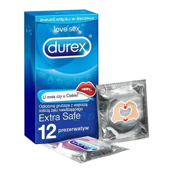 Durex Emoji Extra Safe, condoms, 12 pieces