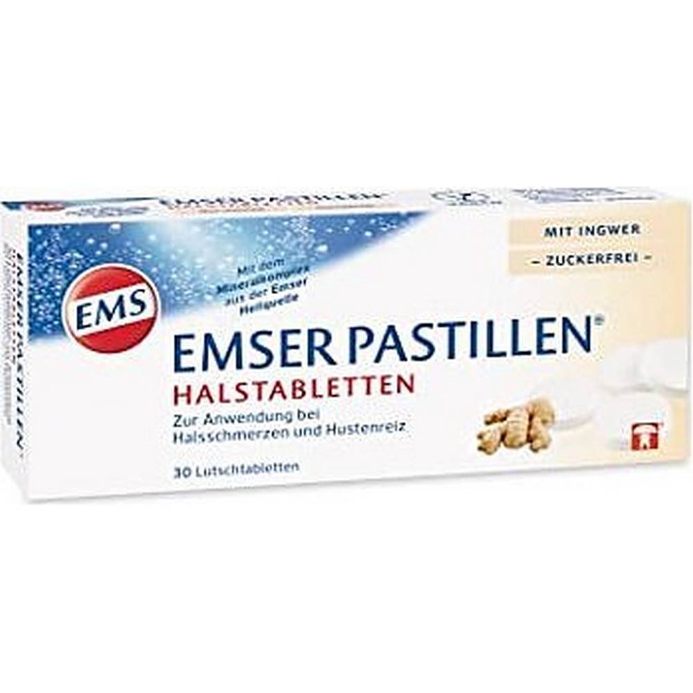 emser pastillen zuckerfrei mit ingwer 30 stuckemser pastilles sugar free with ginger Emser Pastillen zuckerfrei mit Ingwer 30 Stück