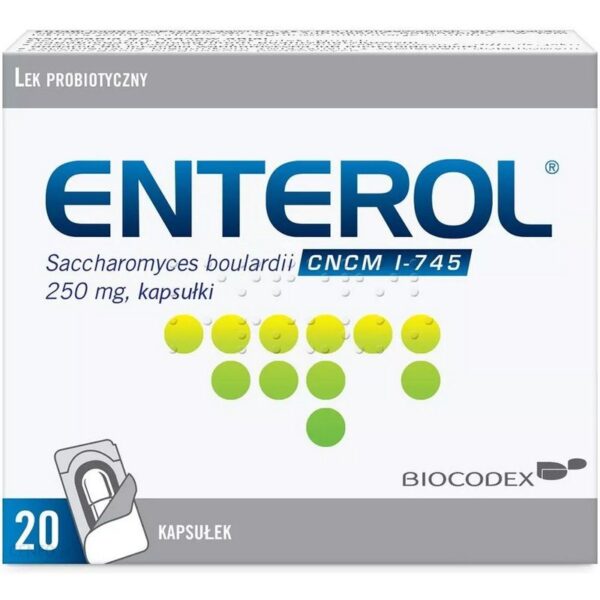 Enterol probiotic 250mg 20 kaps.