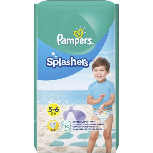 Pampers Splashers 5-6, swim and beach diapers, (14+ kg), 10 pieces.