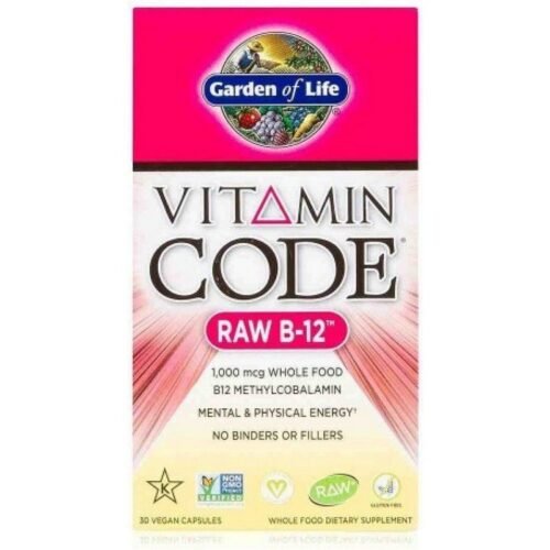 Garden of Life Vitamin B 12 Raw30 caps
