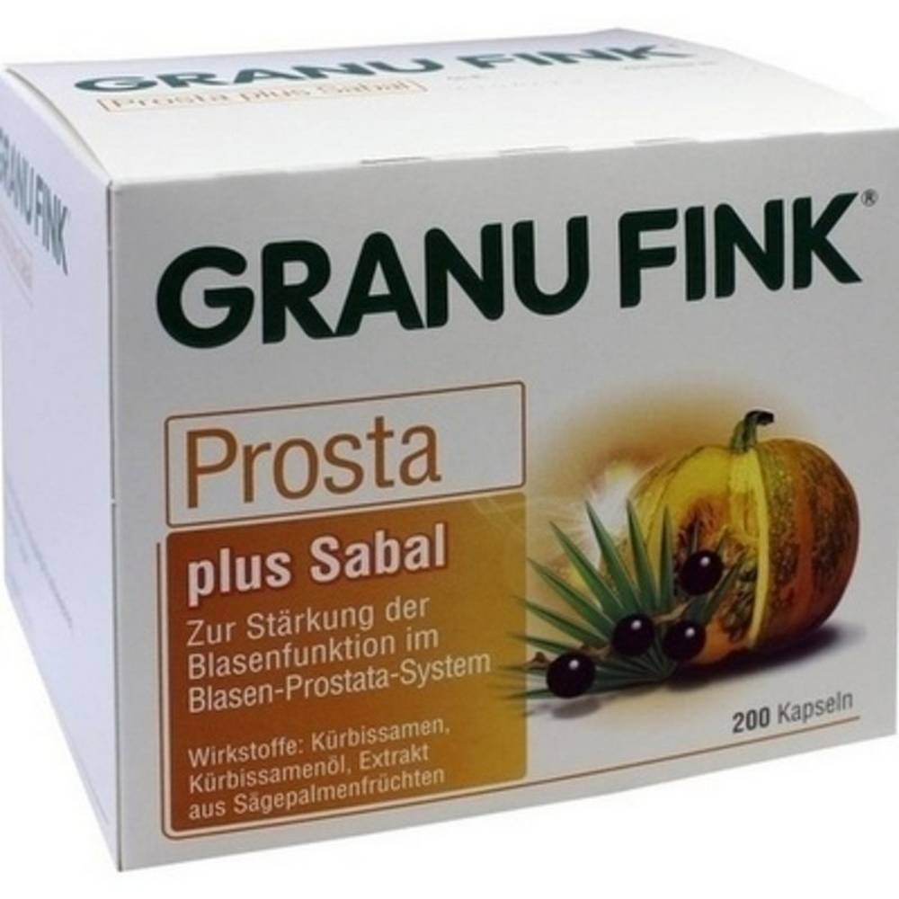 granu fink prosta plus sabal hard capsules 200 pcs Granu Fink Prosta Plus Sabal Hard Capsules 200 pcs