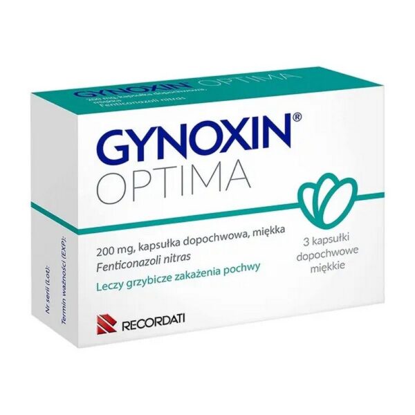Gynoxin Optima, 200 mg, vaginal capsules, soft, 3 pieces.