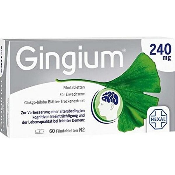 Hexal Gingium 240mg Film-Coated Tablets 60 pcs