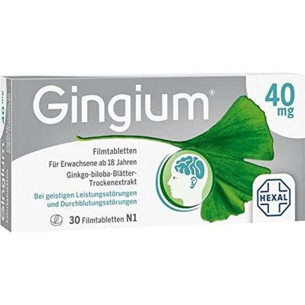 Hexal Gingium 40mg Film-Coated Tablets 30 pcs