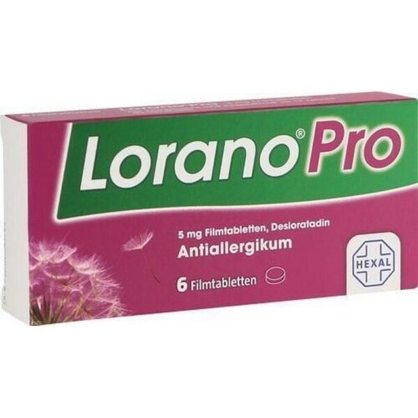 Hexal Lorano Pro 5mg Filmtabletten 6 Stück