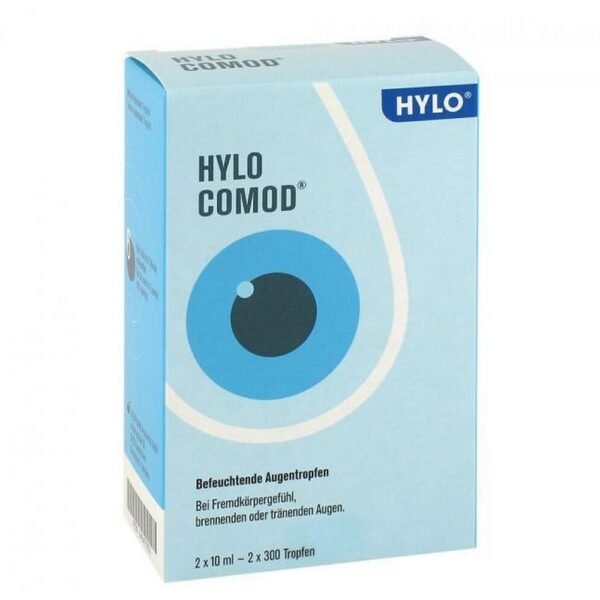 Hylo-Comod Eye Drops 2 × 10 ml