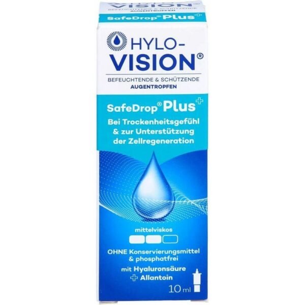 Hylo-Vision SafeDrop Plus eye drops, 10 ml — Hylo-Vision SafeDrop Plus Augentropfen, 10 ml