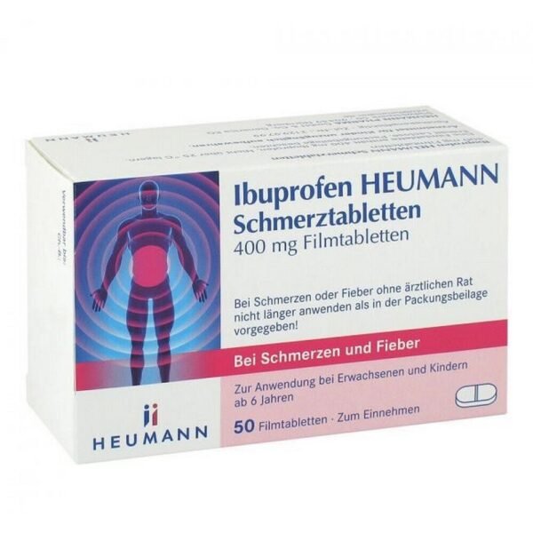 Ibuprofen Heumann 400 mg Tablets 50 pcs