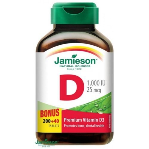 Jamieson Vitamin D3 1000 IU 240 tab