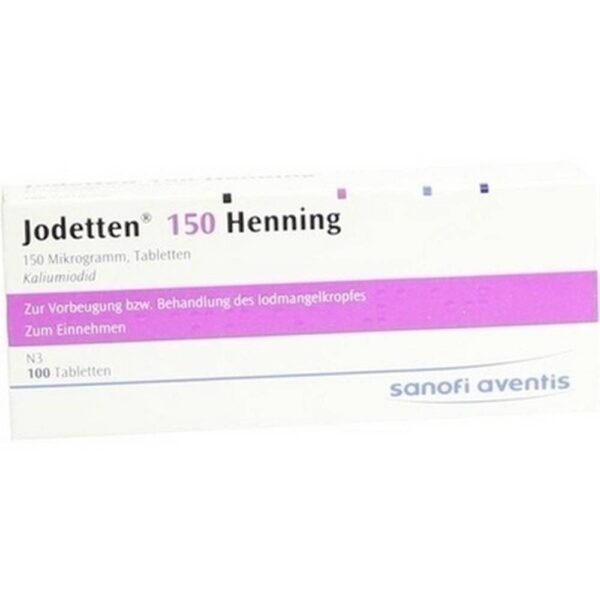 JODETTEN 150 Henning tablets, 100 pcs