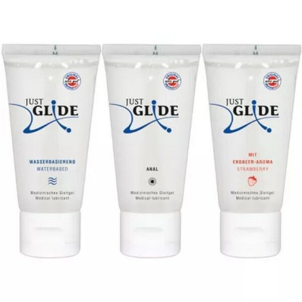 JUST GLIDE med.lubricant sorted, 3X50 ml