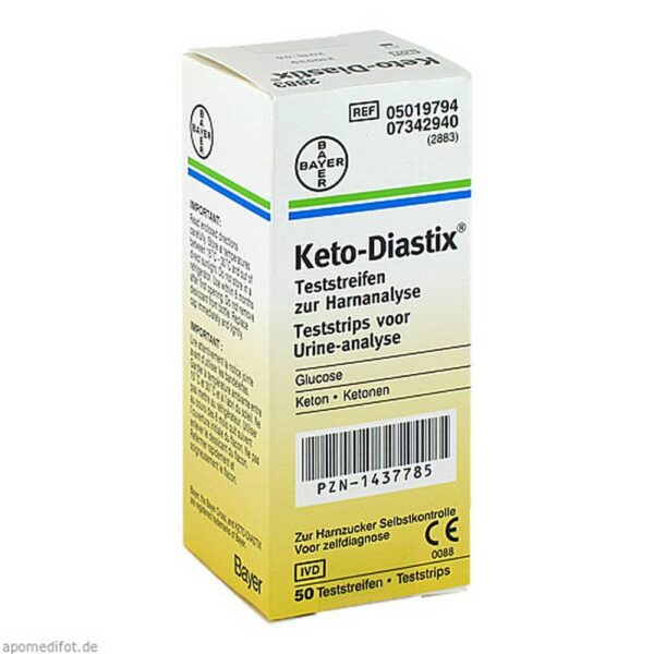 KETO DIASTICH Teststreifen, 50 St, Ascensia Diabetes Care Deutschla