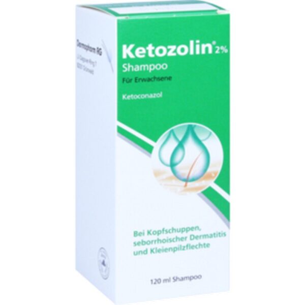 KETOZOLINE 2% shampoo, 120 ml