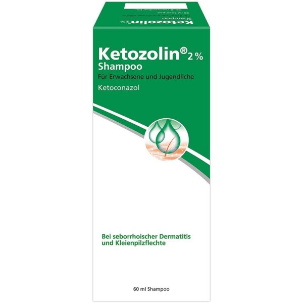KETOZOLINE 2% shampoo, 60 ml