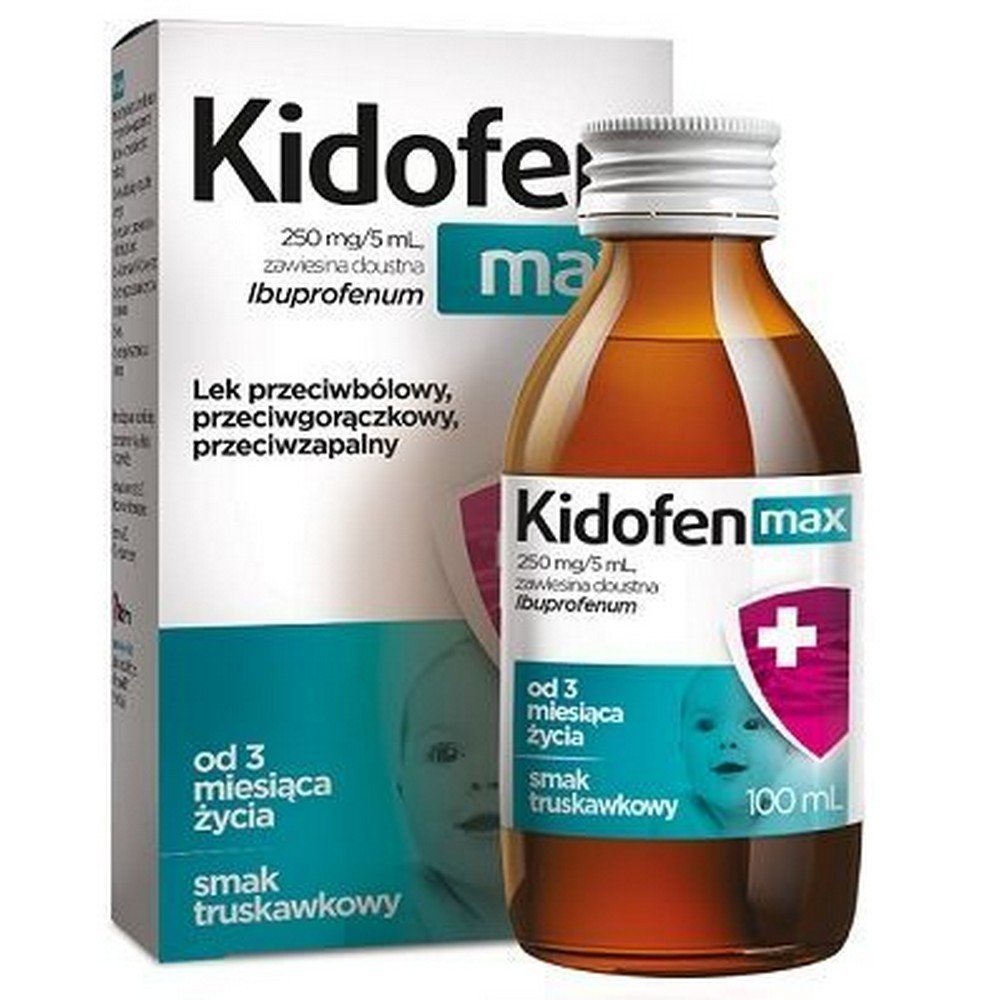 kidofen max 250mg5ml 100ml Kidofen Max 250mg/5ml Suspension 100ml