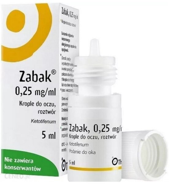 Laboratoires Théa Zabak eye drops 0.25 mg/ml 5 ml