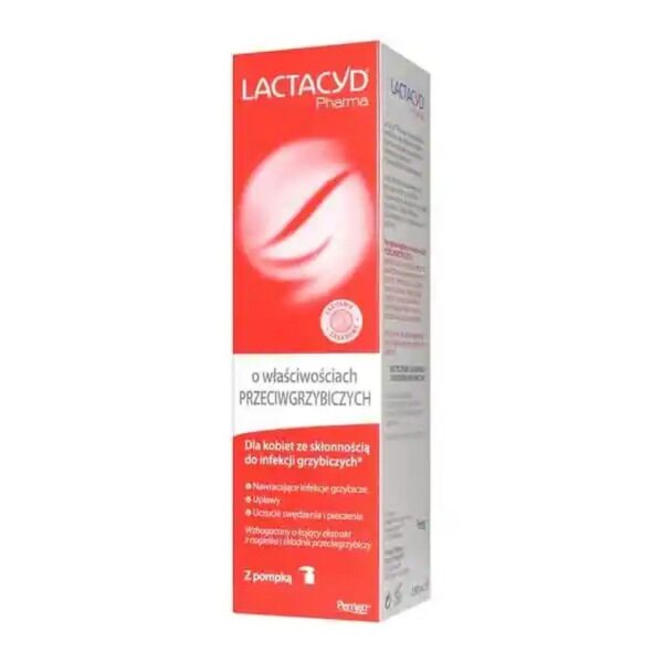 Lactacyd Pharma, gynecological fluid, antifungal, 250 ml, with pump