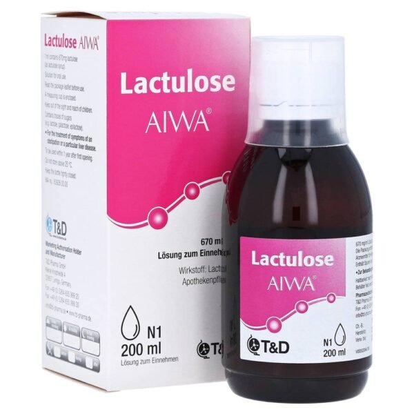 Lactulose Aiwa 670 mg/ml Oral Solution 200 ml