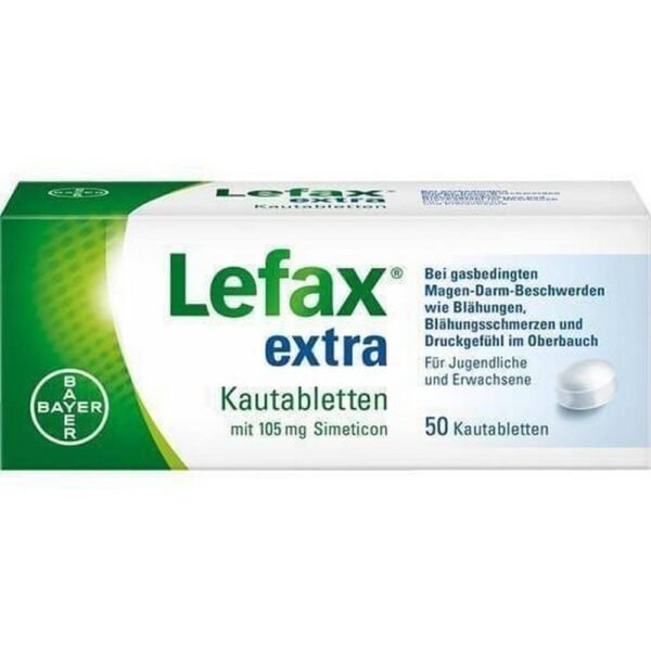 Lefax Extra Chewable Tablets 50 pcs