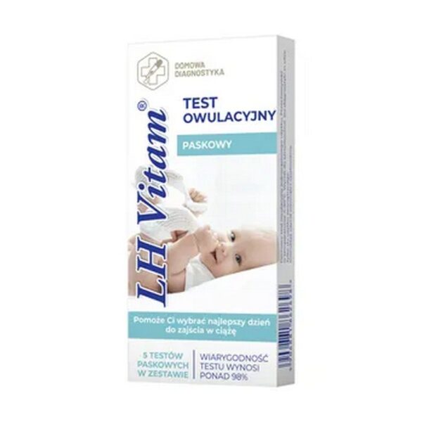 LH Vitam, ovulation test strips, 1 pack (5 tests)